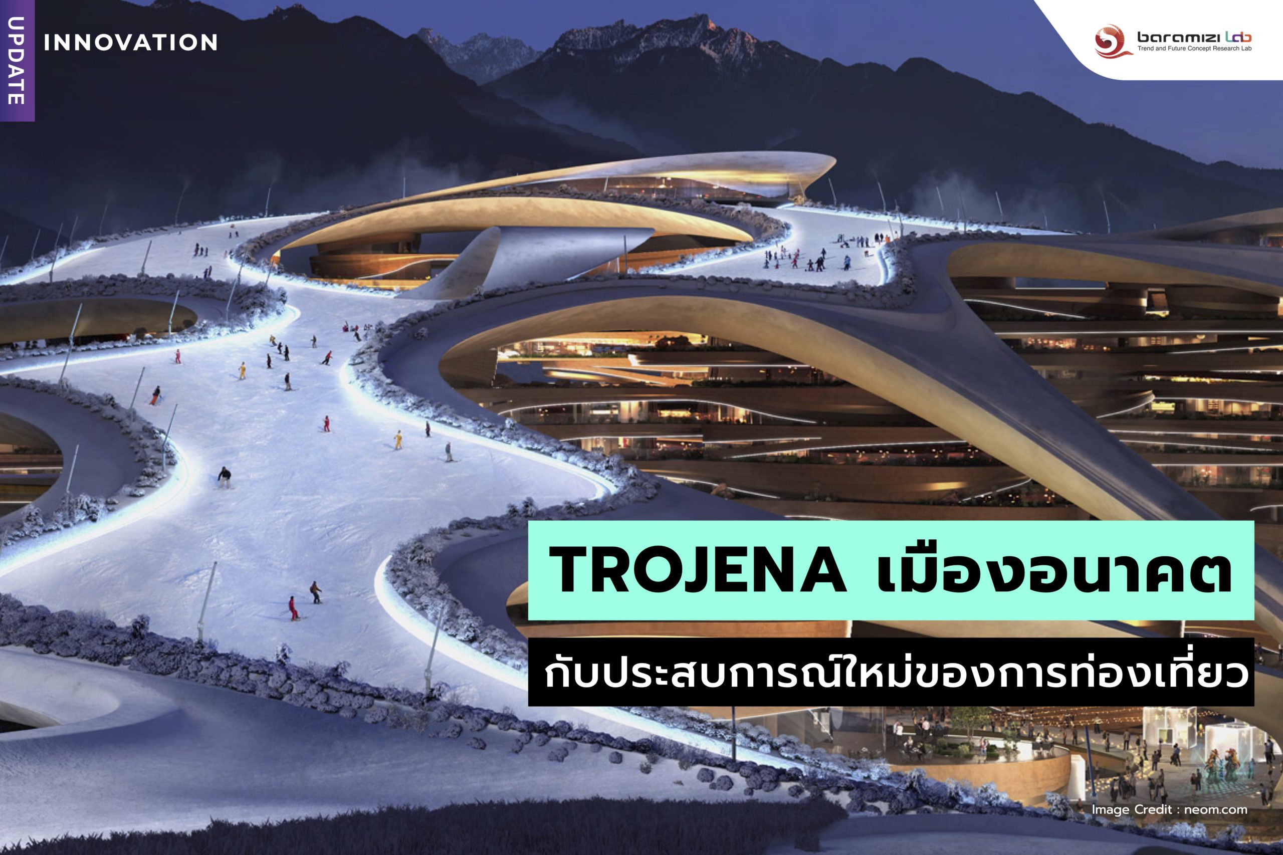 🔎 INNOVATION UPDATE : TROJENA หนึ่งในโครงการเมืองอนาคตของซาอุดิอาระเบีย พร้อมมอบประสบการณ์ใหม่ของการท่องเที่ยว